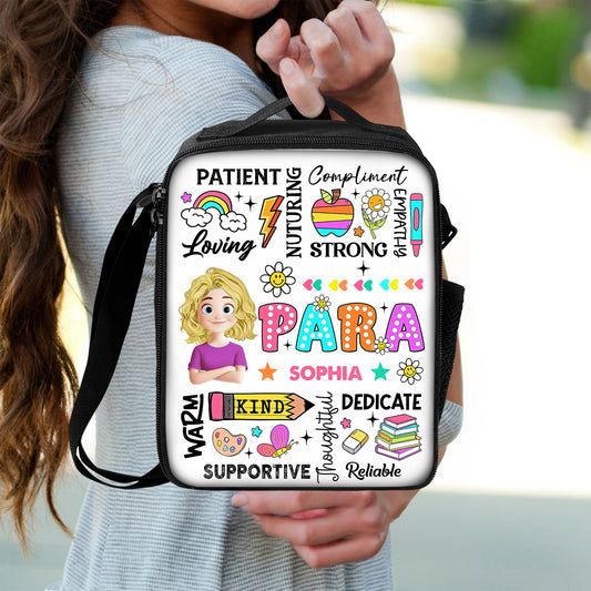 Para Appreciation Lunch Bag - Personalized Lunch Bag -  Back To School Gift For Kids, Son, Daughter