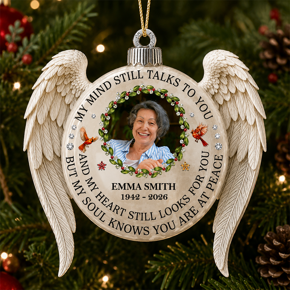 Your Light Stays With Us Always - Memorial Gifts - Real 3D Relief Ornament 2