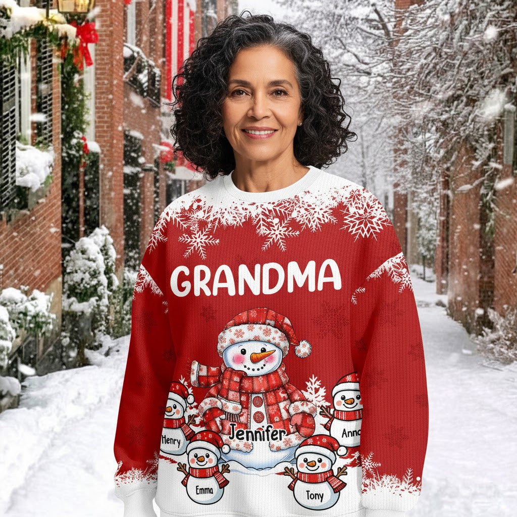 Merry Xmas Ugly Sweatshirt - Unisex Wool Jumper - Christmas Gift