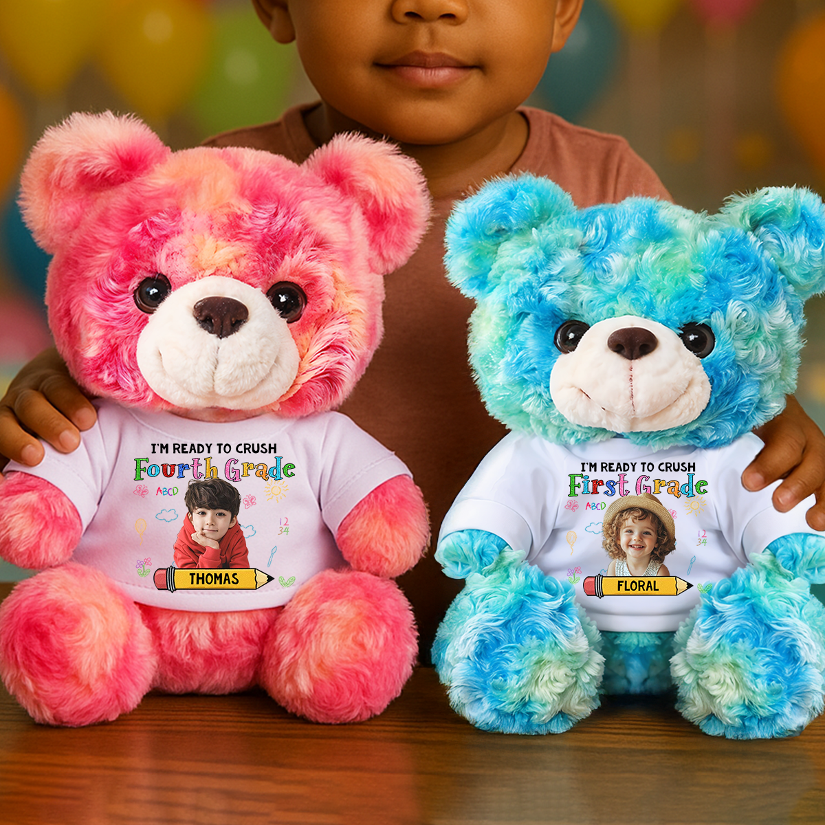 Ready Crush Class - Personalized Custom Teddy Bear Plush - Back To School