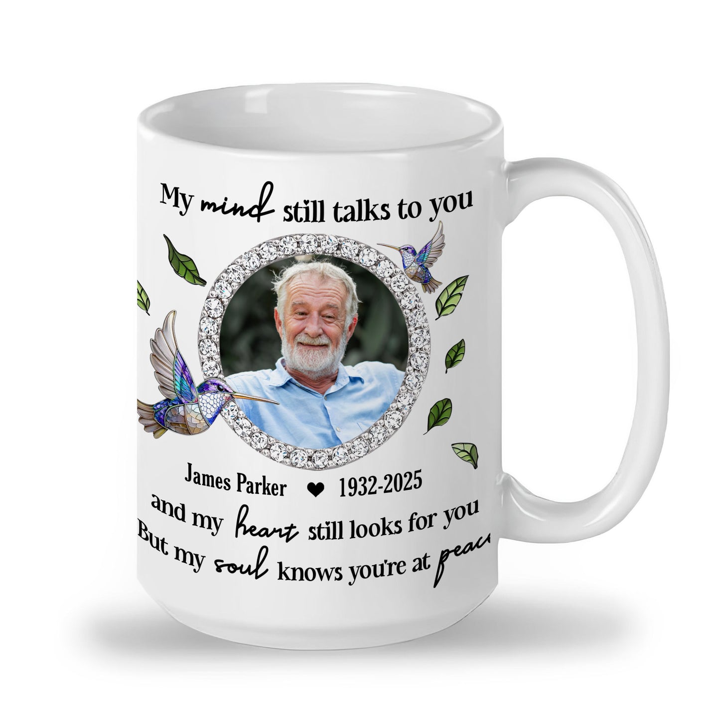 My Mind Still Talks To You - Personalized Custom Coffee Mug