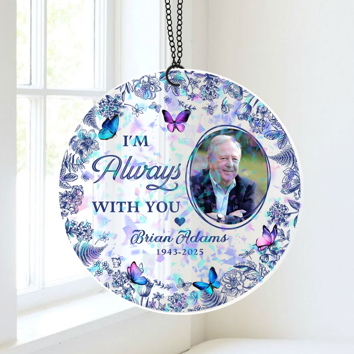 I Am Always With You - Custom Shape Hologram Ornament