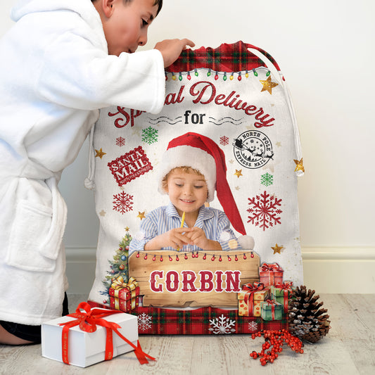 Special Bag Custom Photo - Christmas Bag Gift For Family - Christmas Sack