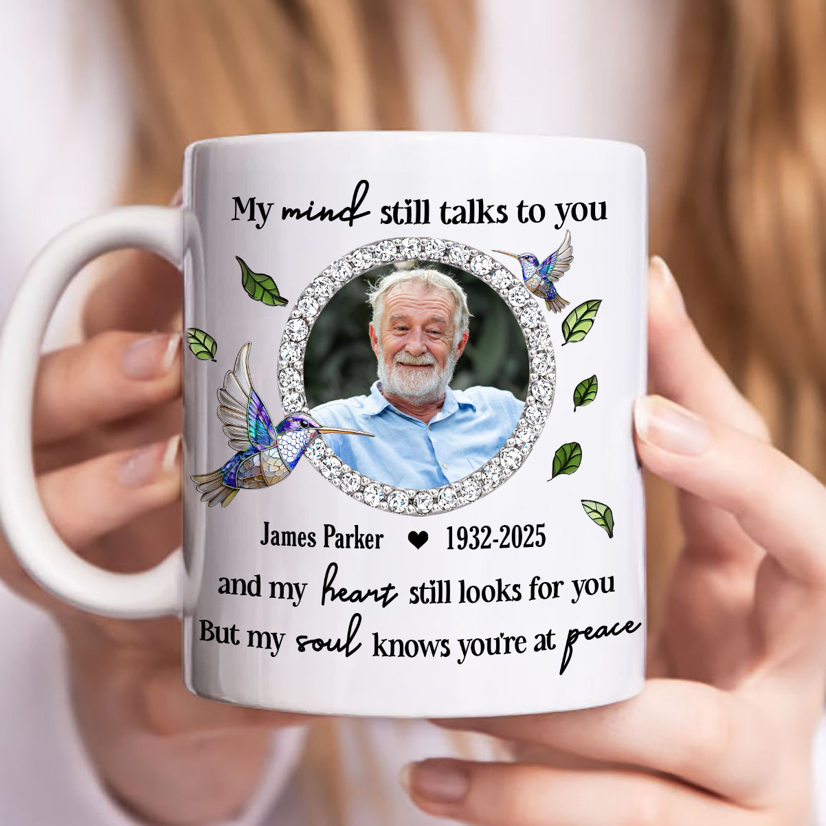 My Mind Still Talks To You - Personalized Custom Coffee Mug