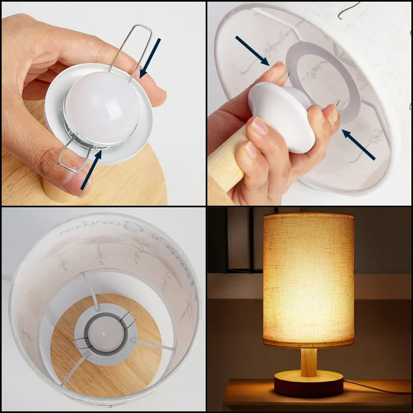 Moonlight On The Night We Met - Personalized Fabric Lamp