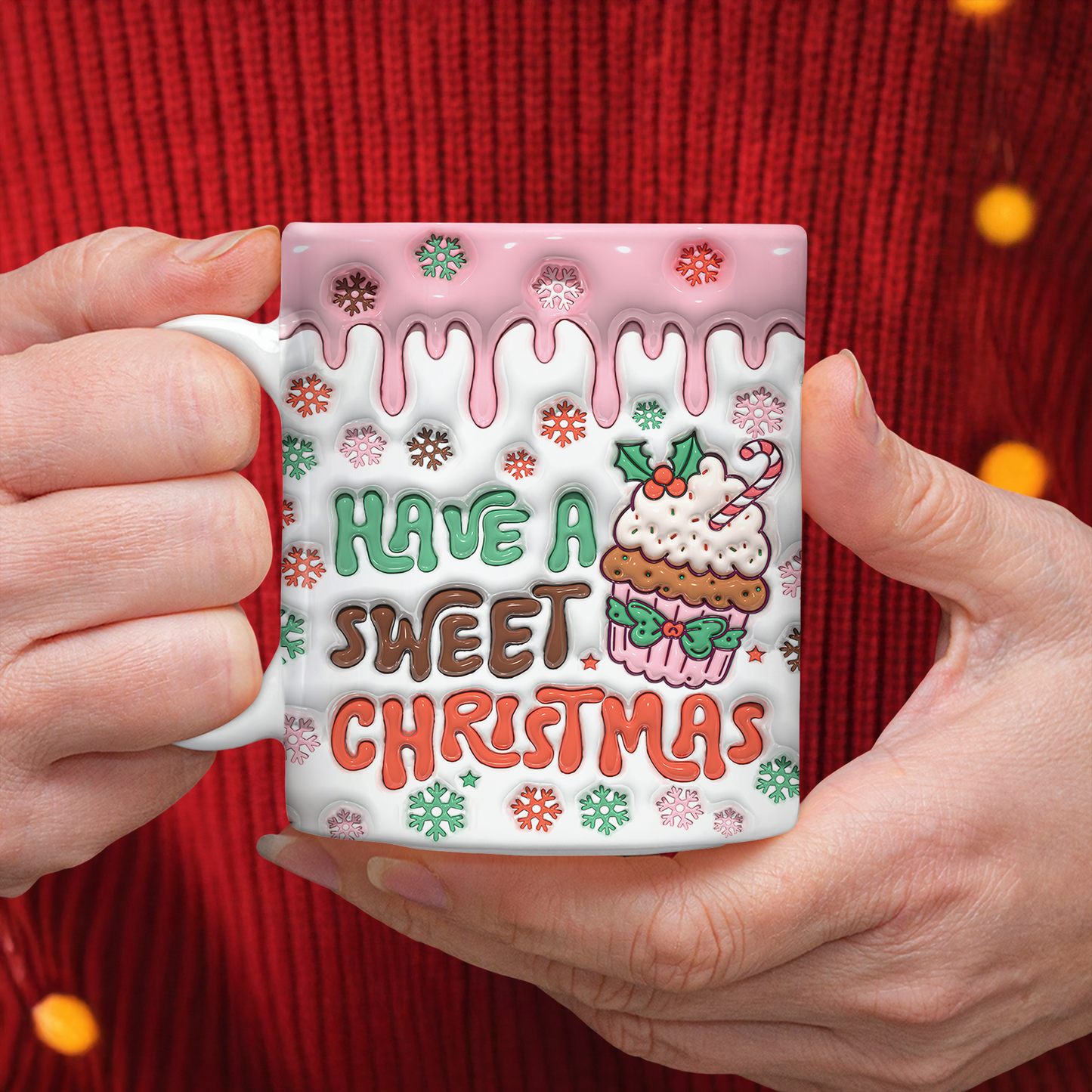 3D Christmas Mug Wrap Bundle Inflated Christmas