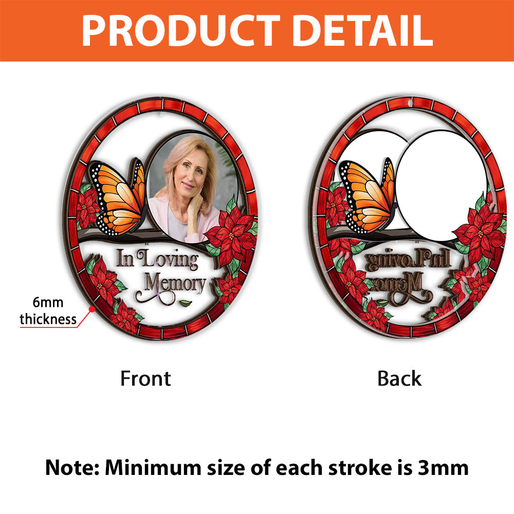 Custom "I AM HERE" Hologram Ornament, personalized shape.