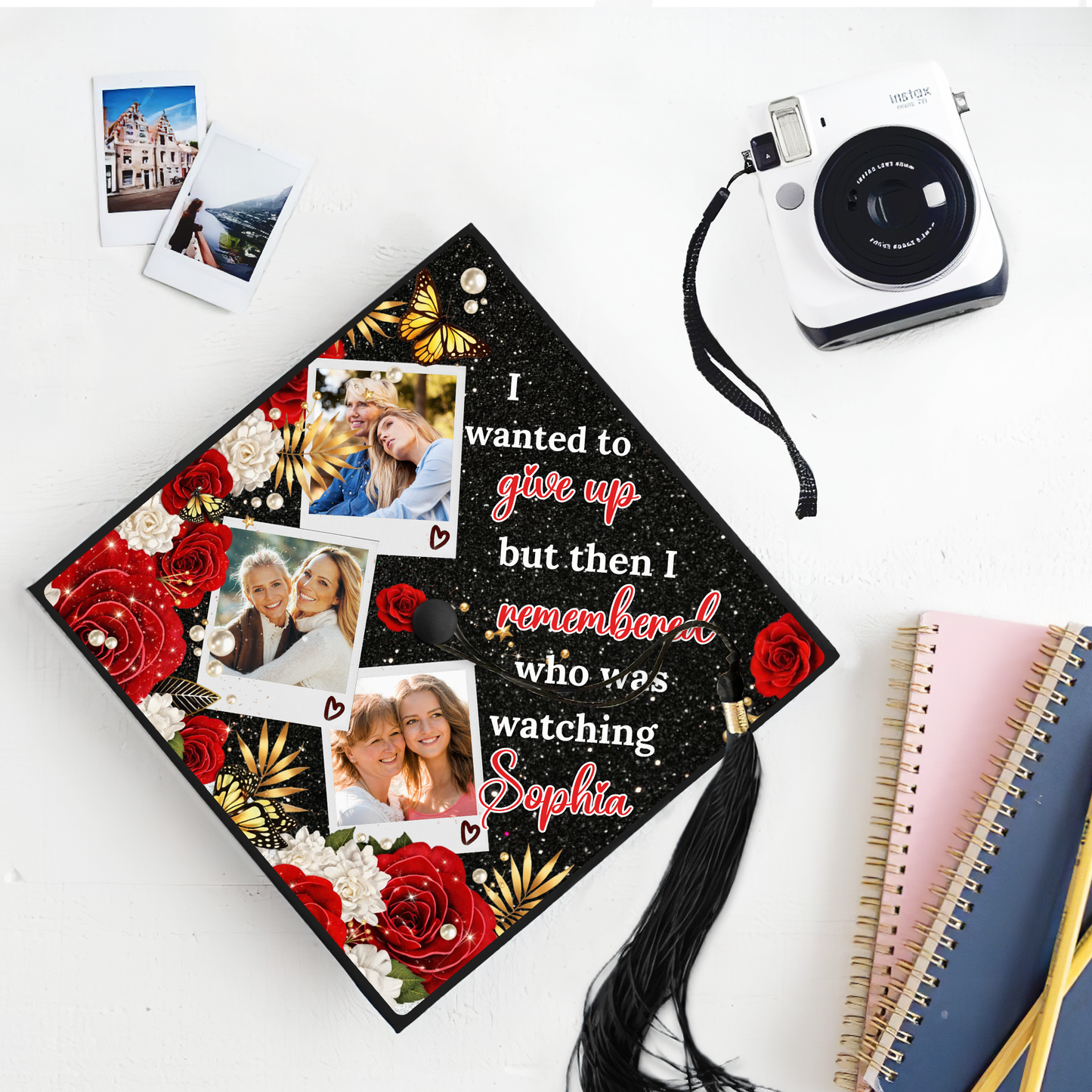 Custom Proud Mom and Dad Graduation Cap Class Of 2026 - Personalized Printed Graduation Cap Topper