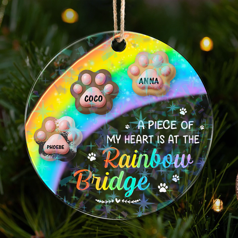 Cherished Moments, Everlasting Love - Custom Shape Hologram Ornament