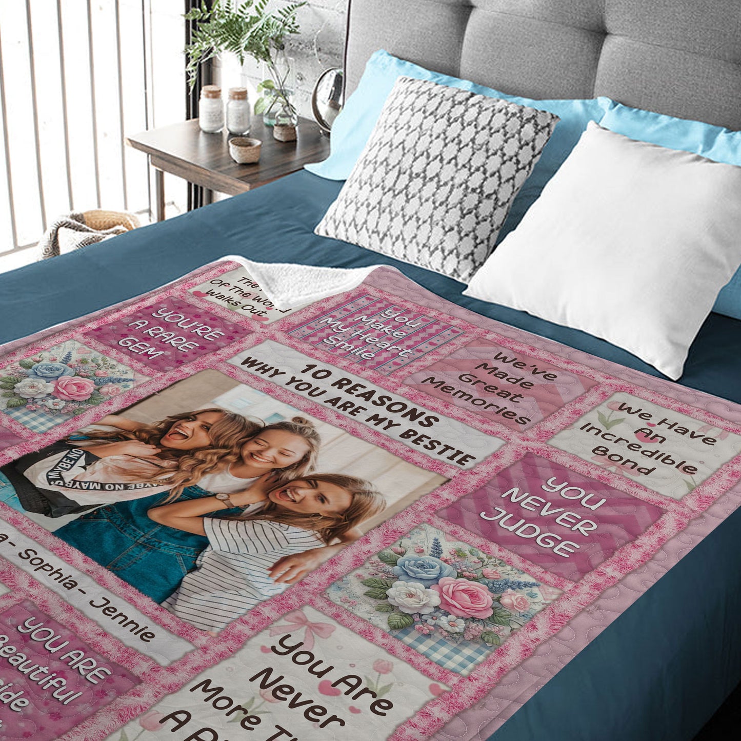 10 Reasons Why - Personalized Custom Blanket