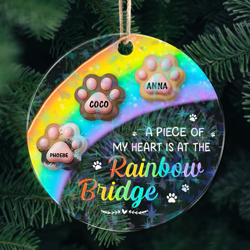 Cherished Moments, Everlasting Love - Custom Shape Hologram Ornament