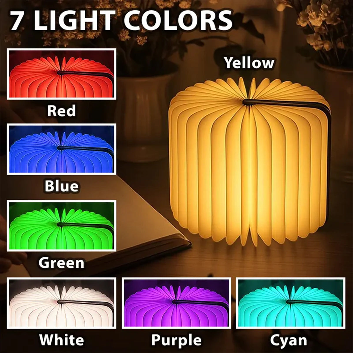 Light Up The World - Personalized Book Lamp