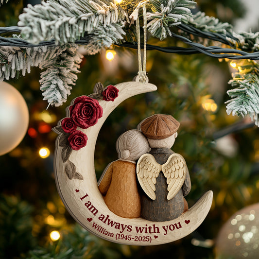 I Am Always With You Christmas Ornament - Personalized Acrylic Ornament