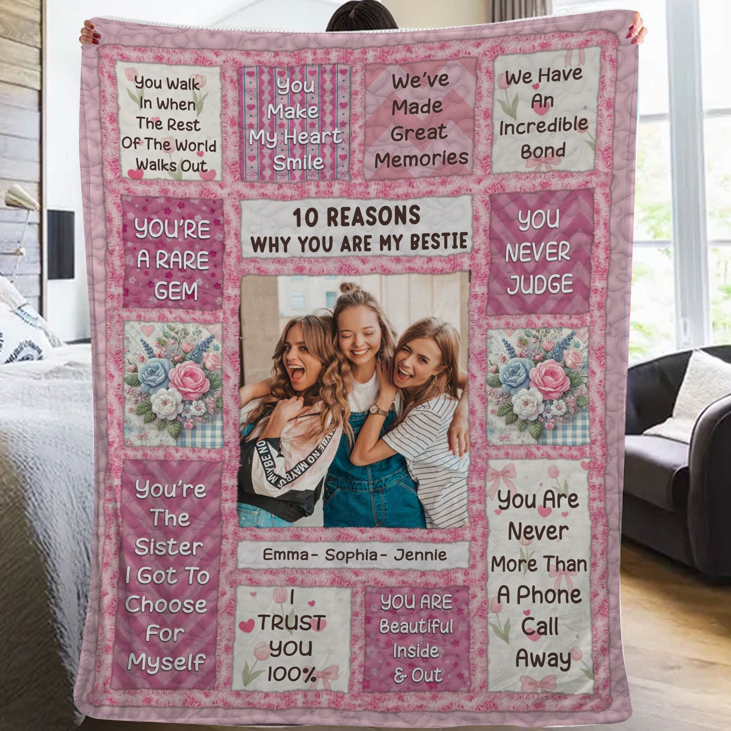 10 Reasons Why - Personalized Custom Blanket
