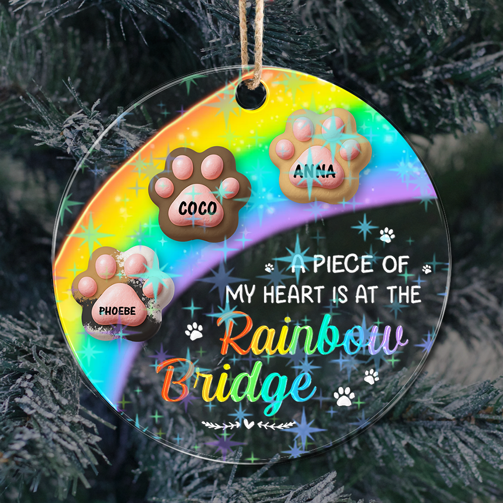 Cherished Moments, Everlasting Love - Custom Shape Hologram Ornament