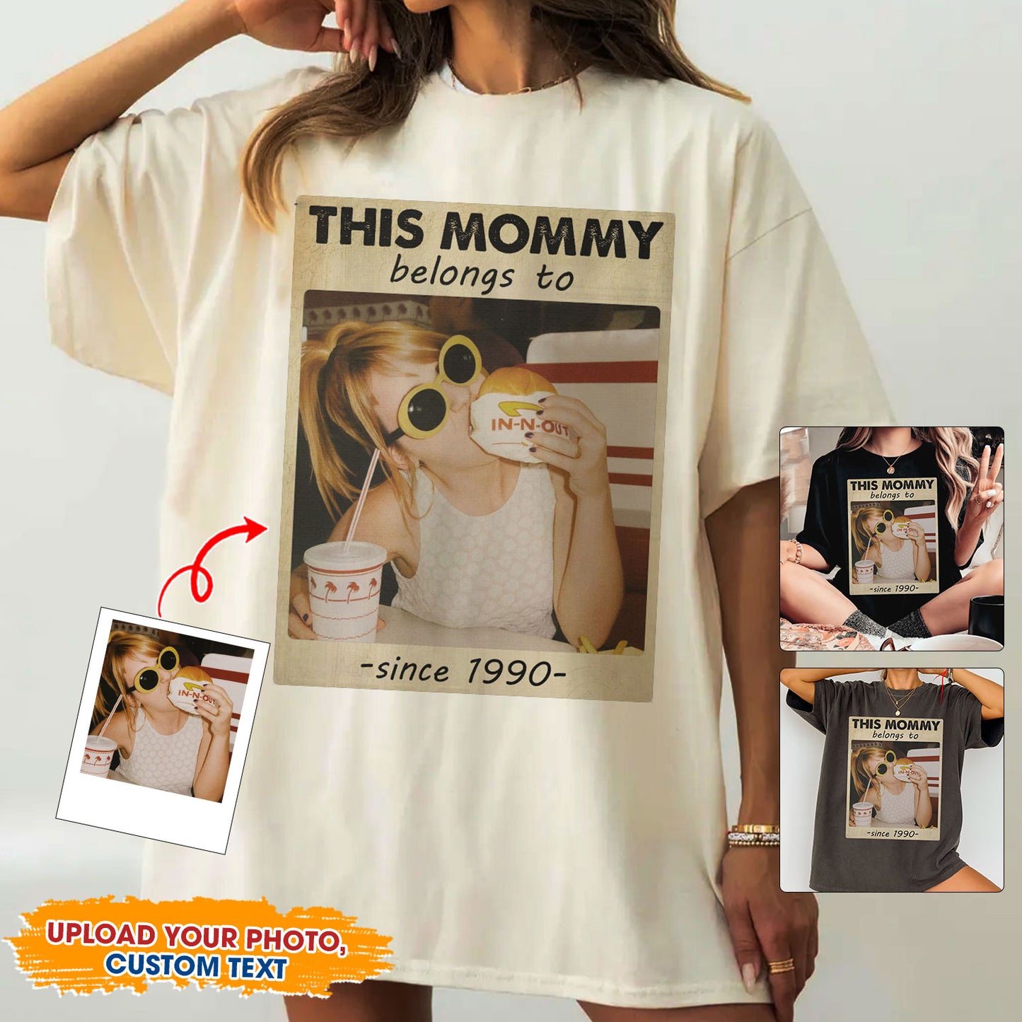 This Mommy Belongs To Custom Unisex T-Shirt. A personalized gift for Mom.