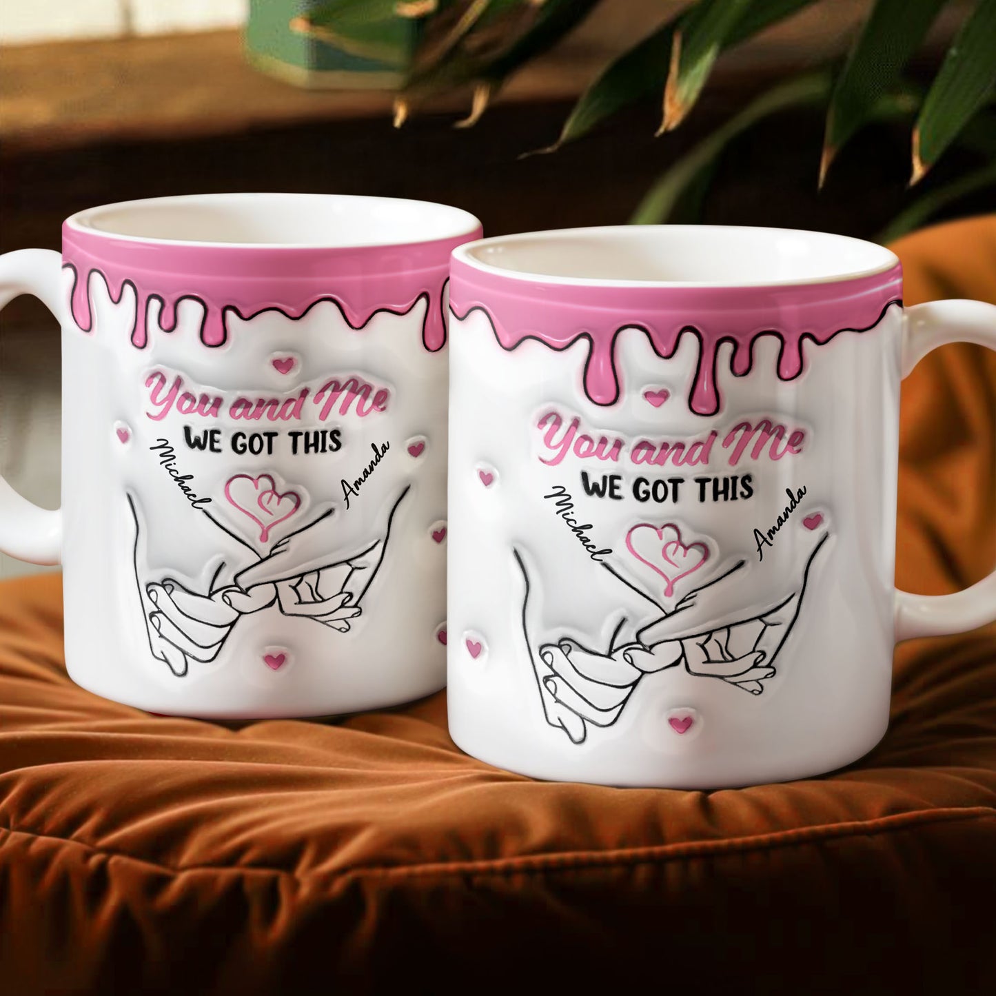 You and Me We Got This Personalized Custom Coffee Mug