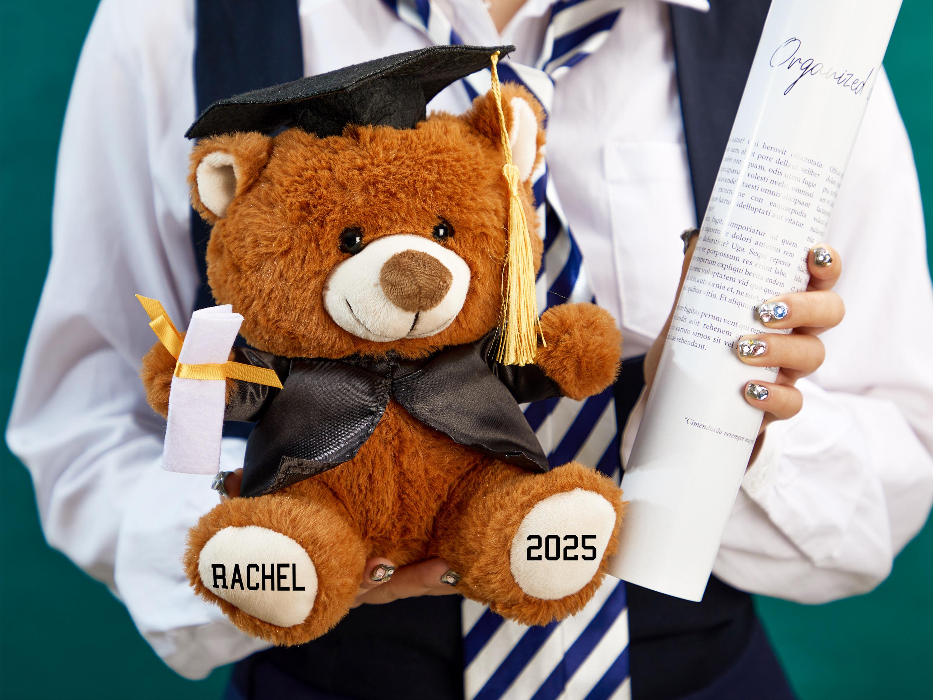 Personalized Graduation Bear – Custom Teddy Bear with Name for Grads ...