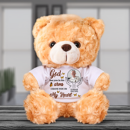 I Have You In My Heart - Memorial Personalized Custom Teddy Bear Plush
