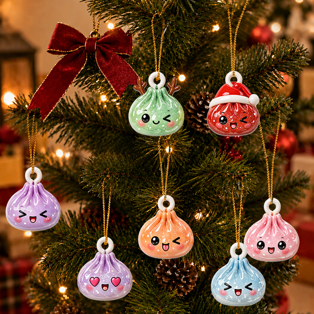 Dumpling Advent Calendar 2026 24 Day Christmas Countdown Box With Cute Figurines - Advent Calendar Box-Box&Acrylic