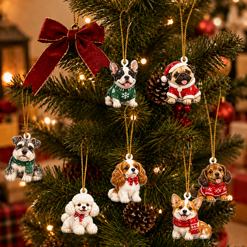 Christmas Advent Calendar 2026 Dog - 24 Day Christmas Countdown Box With Cute Figurines - Advent Calendar Box-Box&Acrylic