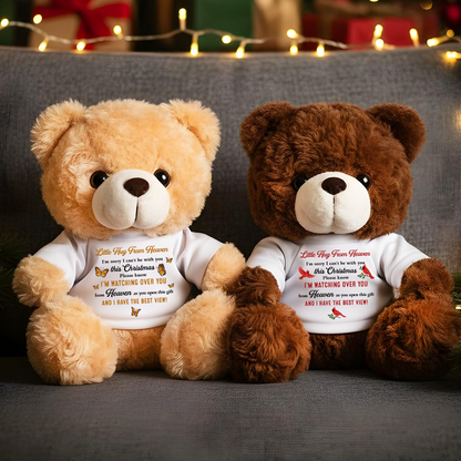 I'm Sorry I Can't Be With You This Christmas. - Personalized Custom Teddy Bear Plush