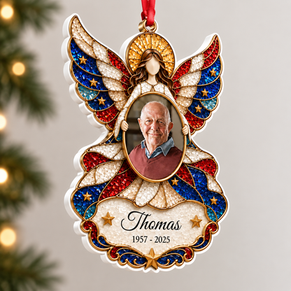 Angle Christmas Merry Christmas - Real 3D Relief Ornament