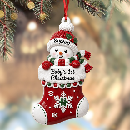 Sweetest Gift Beneath The Tree - Real 3D Relief Ornament