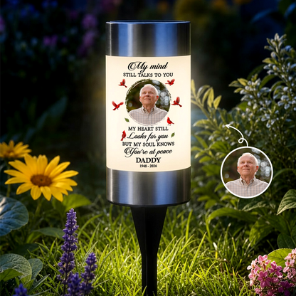 Always Loved, Forever Missed Solar Garden Light - Personalized Memorial Sympathy Gifts For Loss Of Mom, Dad