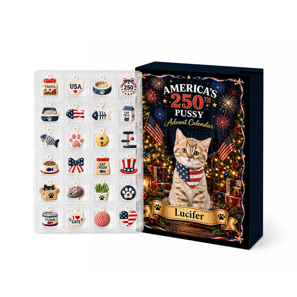 Cat Lovers Advent Calendar 2026 24 Day Christmas Countdown Box With Cute Figurines - Advent Calendar Box-Box&Acrylic