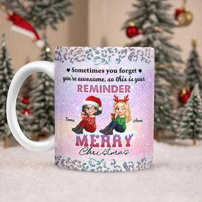 Merry Christmas My Brave - Personalized Custom Coffee Mug - 3D Effect