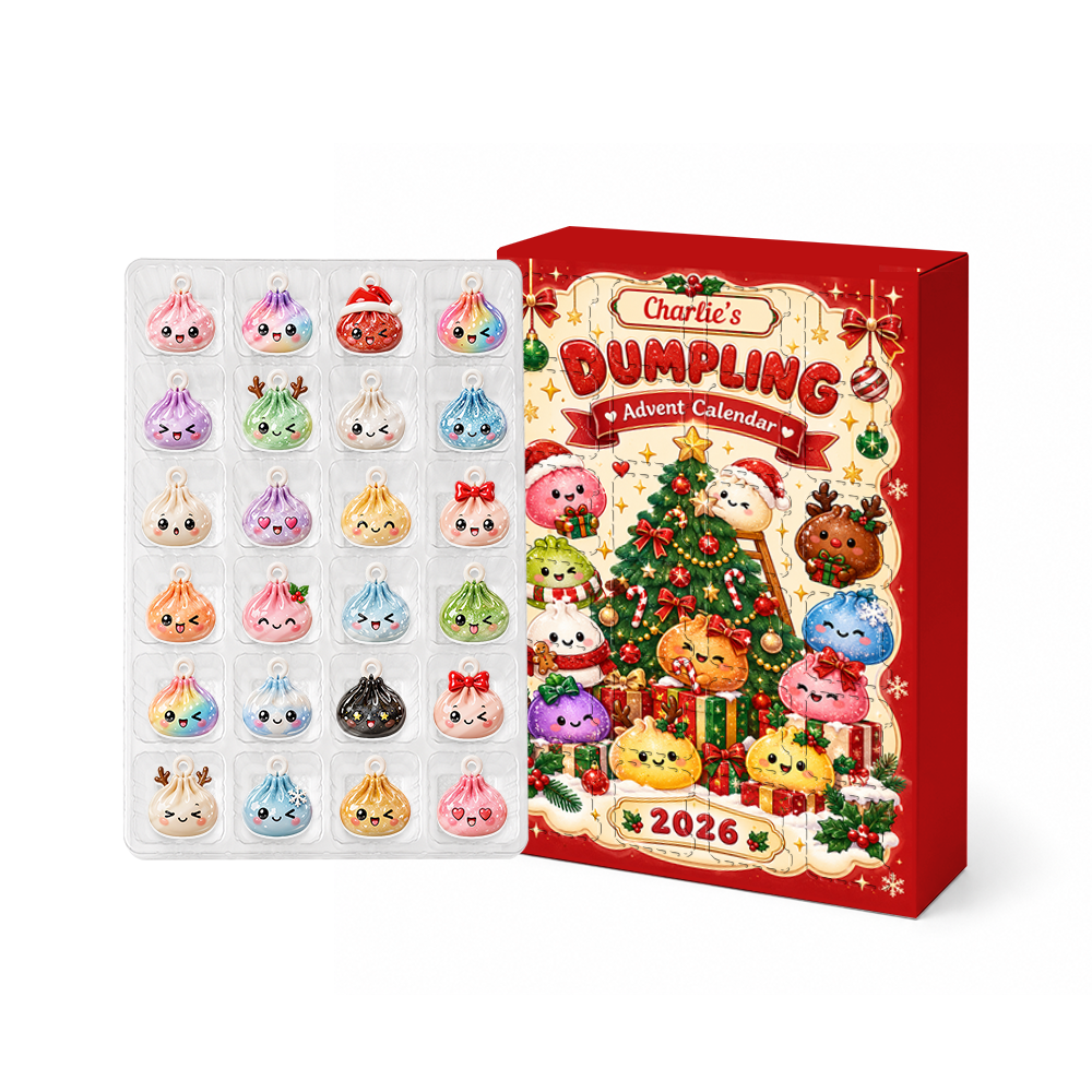 Dumpling Advent Calendar 2026 24 Day Christmas Countdown Box With Cute Figurines - Advent Calendar Box-Box&Acrylic