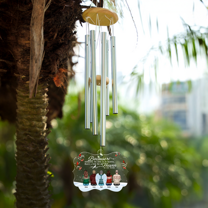 I Am Always With You - Personalized Memorial Wind Chime - Custom Suncatcher Wind Chime