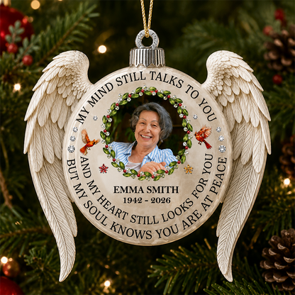 Your Light Stays With Us Always - Memorial Gifts - Real 3D Relief Ornament 2