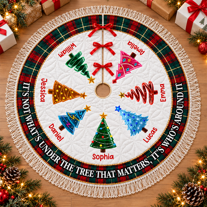 Our Family 2026 - Custom Tree Skirt - Personalized Christmas Gifts