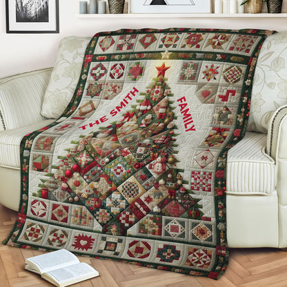 Christmas Tree - Personalized Custom Blanket