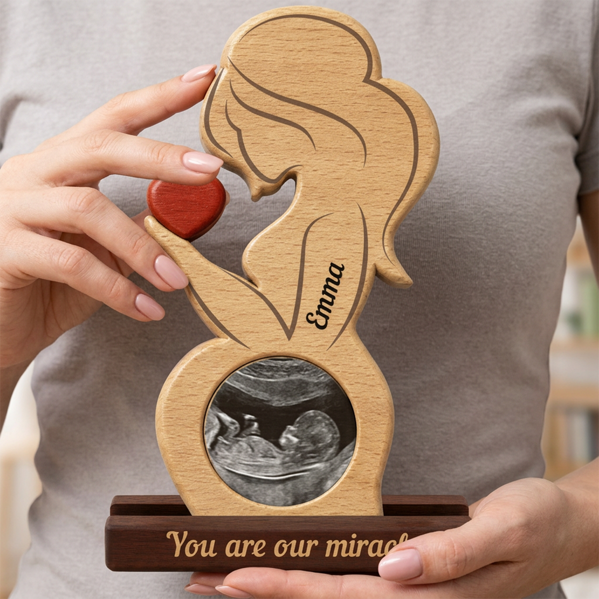 Personalized New Born New Mom Gifts Puzzle - Custom Premium Wooden Name Puzzle - Christmas Gifts