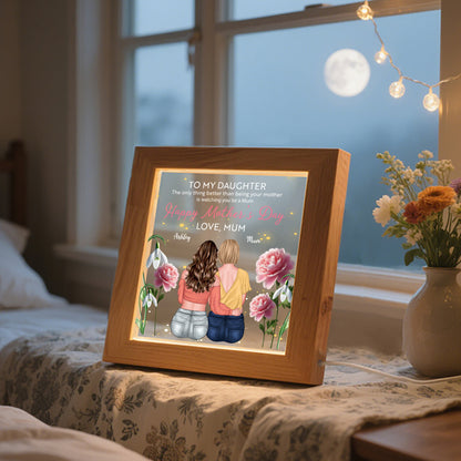 Happy Mother's Day - Personalized LED Light Frame - Mother's Day Gift