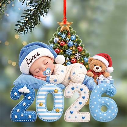 Gender Reveal Gifts For New Moms, New Dads, New Parents - Our Greatest Blessing Ever - Real 3D Relief Ornament 2