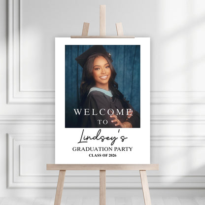 Class Of 2026 High School Graduation Party - Personalized Graduation Welcome Sign - Graduation Gifts