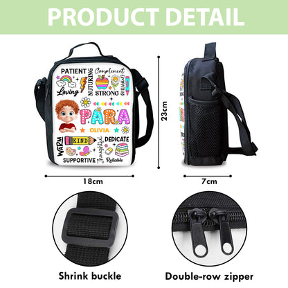 Para Appreciation Lunch Bag - Personalized Lunch Bag -  Back To School Gift For Kids, Son, Daughter