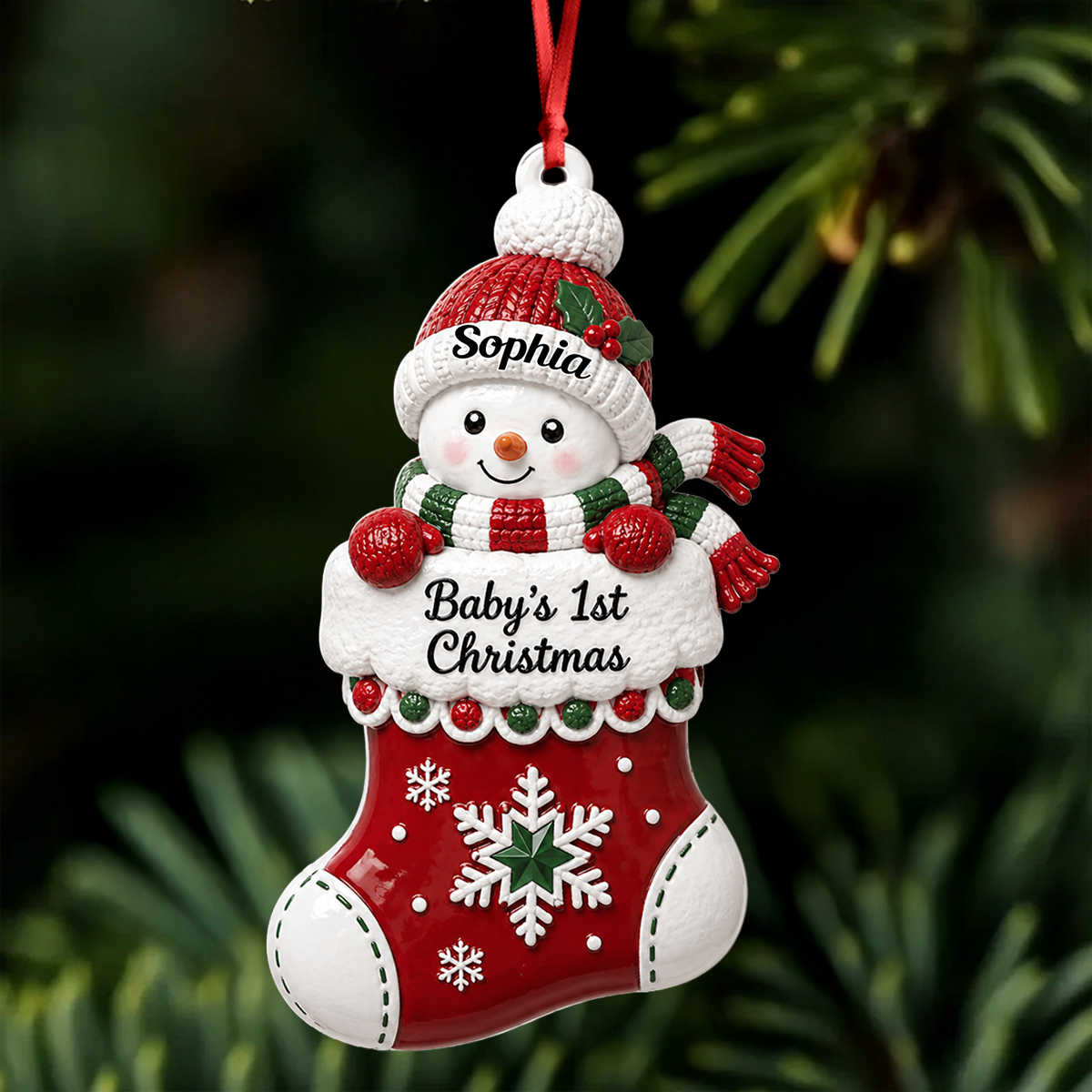 Sweetest Gift Beneath The Tree - Real 3D Relief Ornament