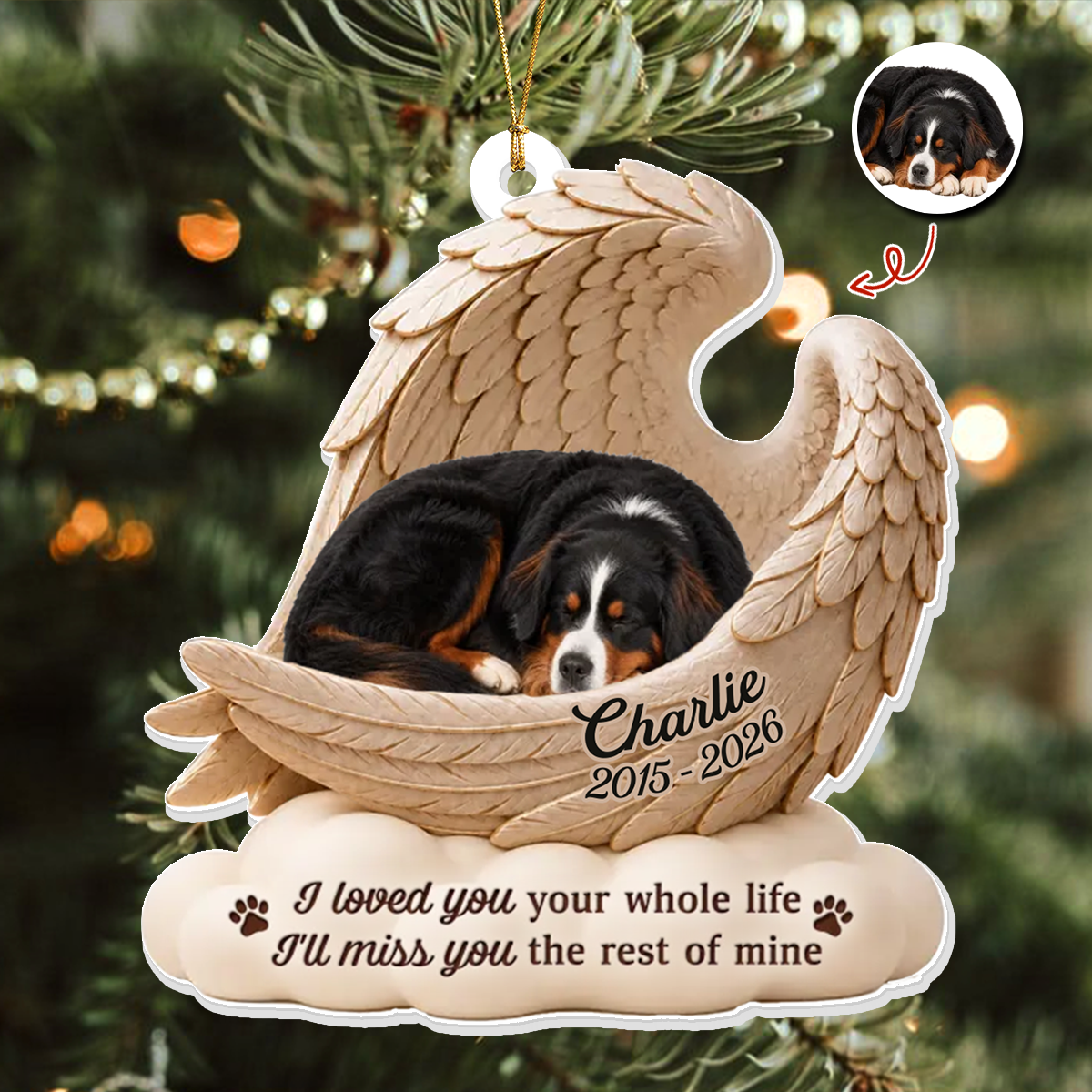My Best Friend Forever Always - Real 3D Relief Ornament