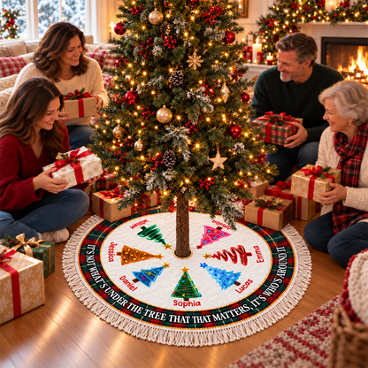 Our Family 2026 - Custom Tree Skirt - Personalized Christmas Gifts