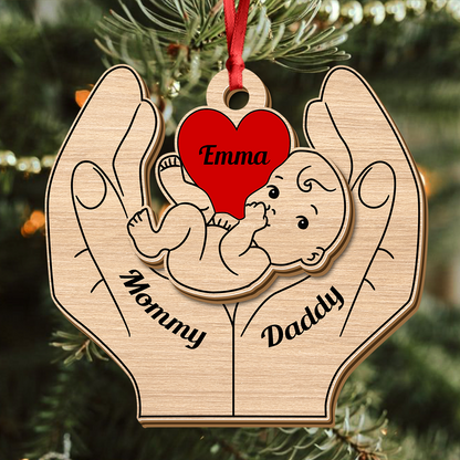 Meilleures amies pour toujours - Ornement de Noël personnalisé en bois à 2 couches