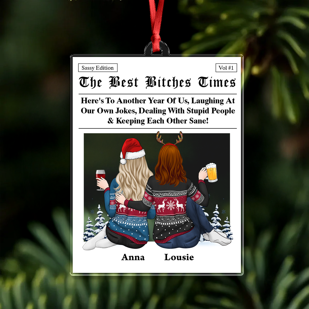 Another Year Of Us - Personalized Acrylic Ornament