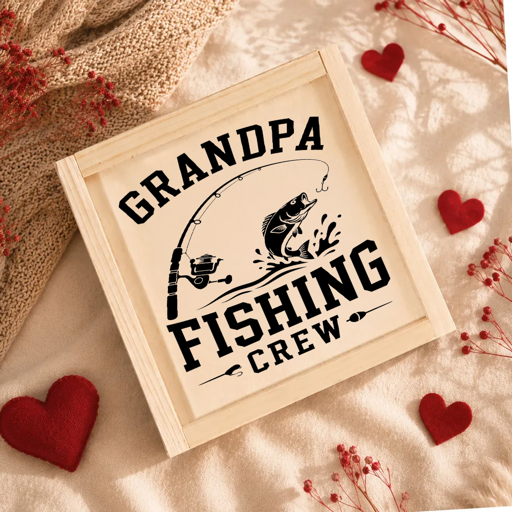 Grandpa Fishing Crew Colorful - Personalized Custom Fishing Lure