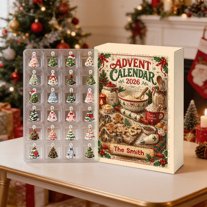 Christmas Advent Calendar 2026 24 Day Christmas Countdown Box With Cute Cat Figurines - Advent Calendar Box-Box&Acrylic