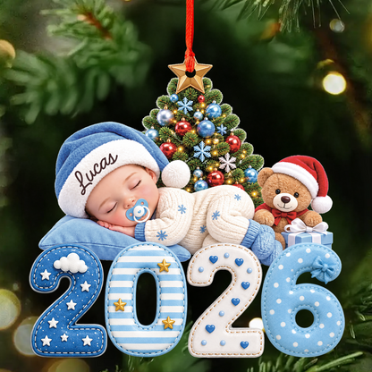 Gender Reveal Gifts For New Moms, New Dads, New Parents - Our Greatest Blessing Ever - Real 3D Relief Ornament 2