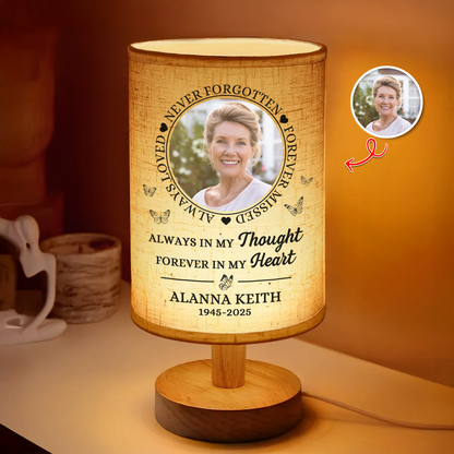 Custom Photo Have No Fear Memorial - Personalized Fabric Lamp